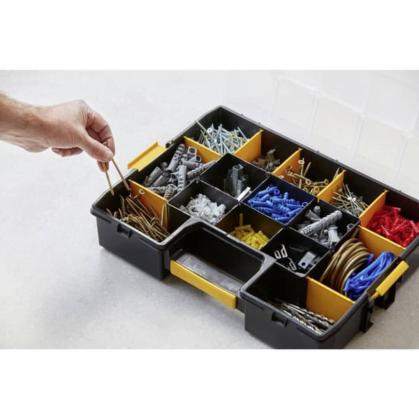 STANLEY 1-94-745 Låda (L x B x H) 43 x 33 x 9 cm Antal fack: 17 Innehåll 1 st
