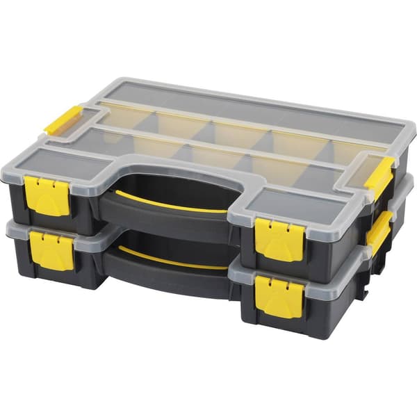 Basetech Låda (L x B x H) 370 x 286 x 140 mm Antal fack: 15 rörlig underavdelning Innehåll 1 st