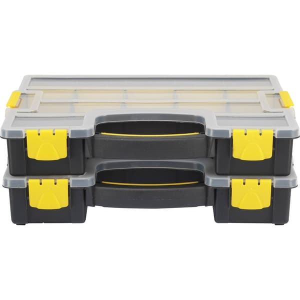 Basetech Låda (L x B x H) 370 x 286 x 140 mm Antal fack: 15 rörlig underavdelning Innehåll 1 st