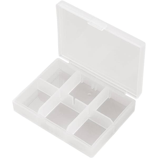 TRU COMPONENTS PP06-01 Låda (L x B x H) 84 x 63 x 20 mm Antal fack: 6 rörlig underavdelning Innehåll 1 st