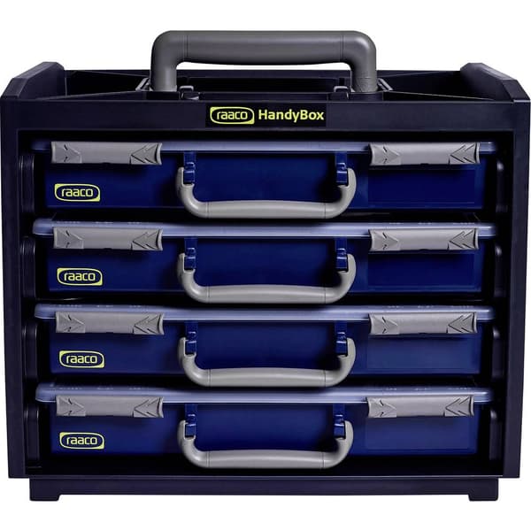 raaco HandyBox 55x4 Bärram för sortimenlåda (L x B x H) 376 x 265 x 310 mm Innehåll 1 st