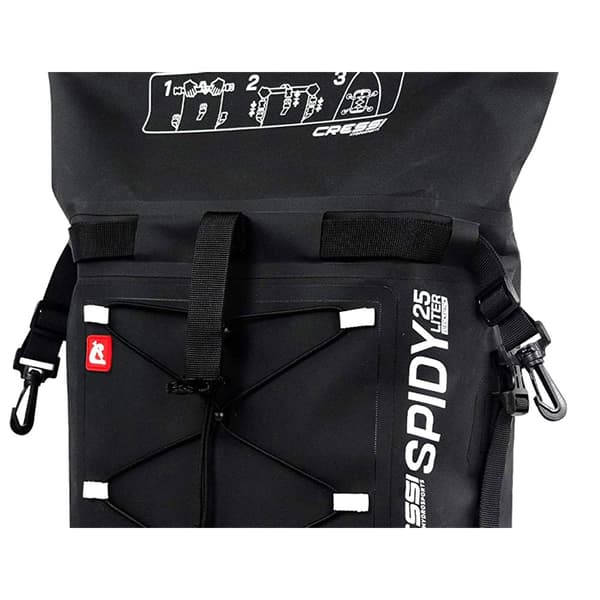 Cressi Pvc Spidy Kuivapussi 25l Musta