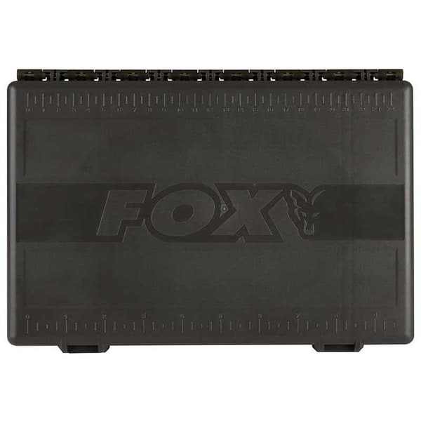 Fox International Laddad Medium Tackle Box Edges Svart