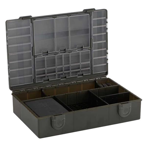 Fox International Laddad Medium Tackle Box Edges Svart