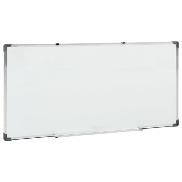 vidaXL Magnetisk tavle hvit 110x60 cm stål