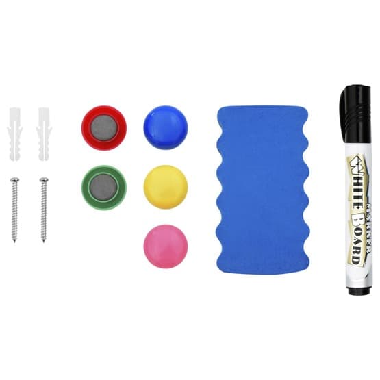 Magnetisk Whiteboard Vit 60X40 Cm Stål