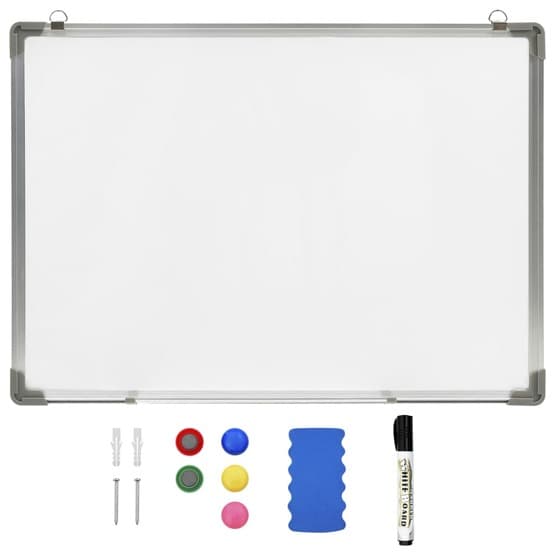 Magnetisk Whiteboard Vit 70X50 Cm Stål
