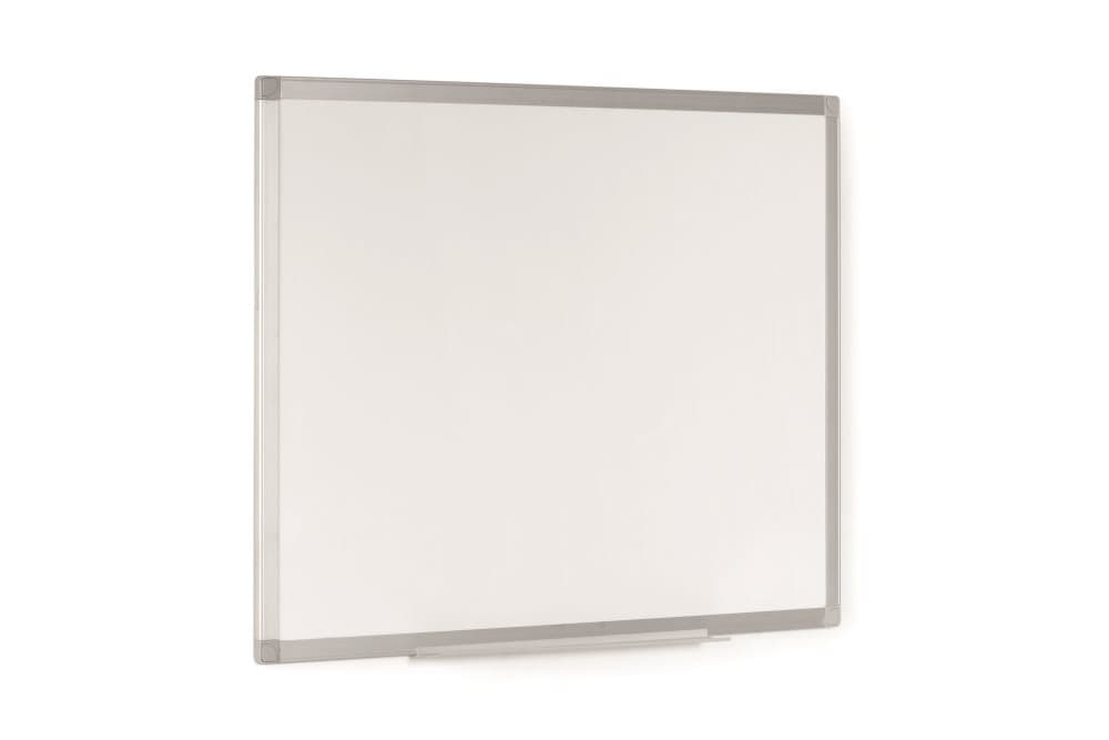 BI-OFFICE Ayda Whiteboard lackerad magnetisk torrtorkningsyta i stål aluminiumram 60x45cm