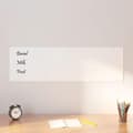 Pikkukuva 6 / 6: vidaXL Seinäkiinnitteinen magneettitaulu valkoinen 100x30 cm lasi