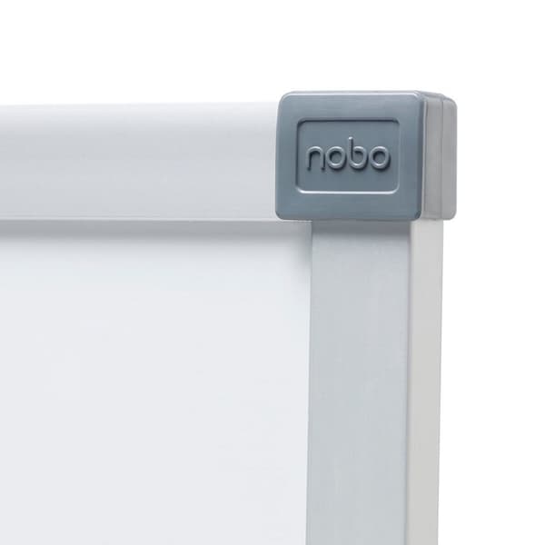 Magneettitaulu Nobo Basic 90 x 60 cm Valkoinen Hopeinen Alumiini Teräs