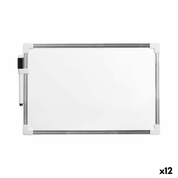 Magneettitaulu ja tussi Pincello 423 Valkoinen Alumiini