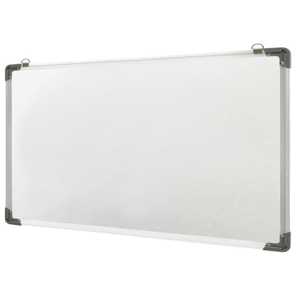 magnetisk whiteboard 110x60 cm stål hvid
