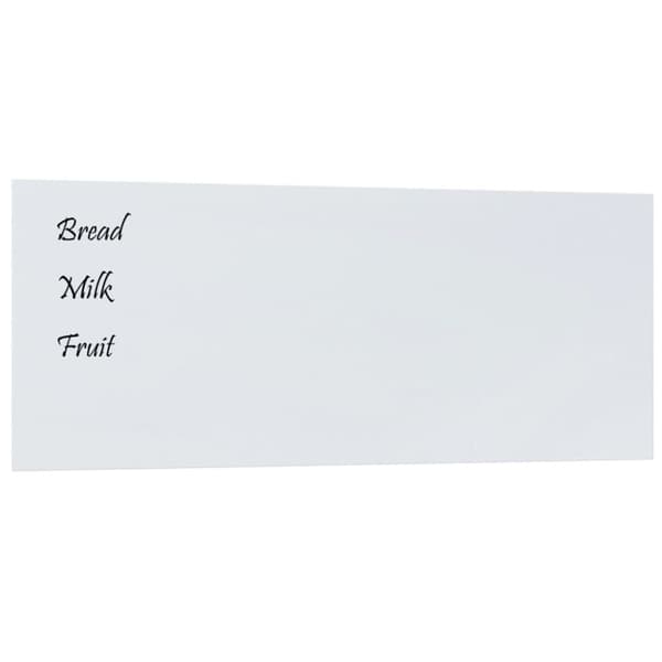 vidaXL væghængt magnettavle 100x40 cm hærdet glas hvid -  Whiteboards