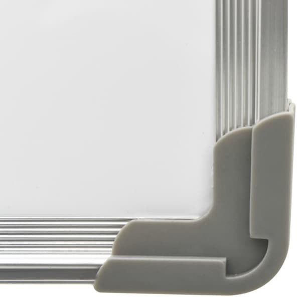 The Living Store magnetisk whiteboard 70x50 cm stål hvid -  Whiteboards