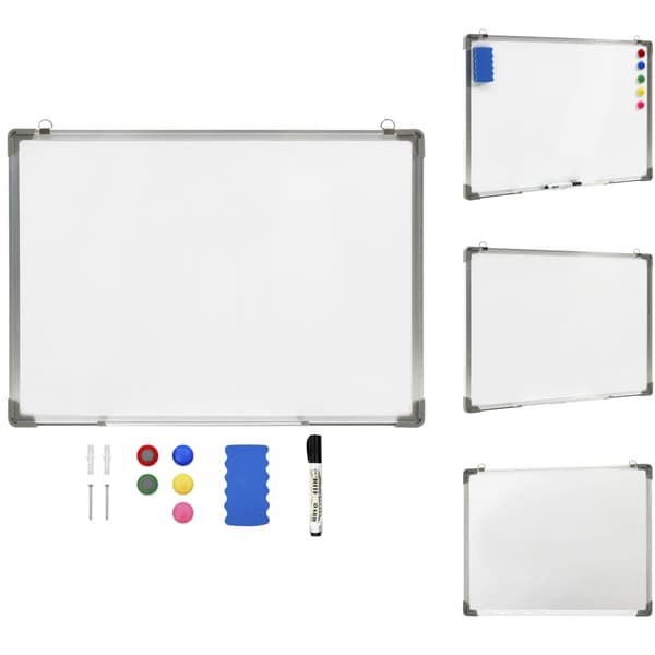 Whiteboards - Living magnetisk whiteboard 90x60 cm stål hvid