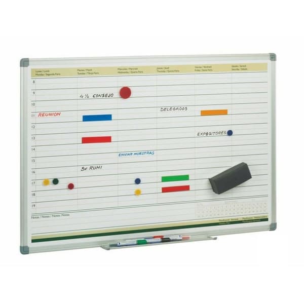 Skiffer Faibo 60 x 90 cm Veckoplanerare Vit
