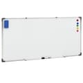 Miniatyrbild 1 av 2: Magnetisk whiteboard vit 110x60 cm stål