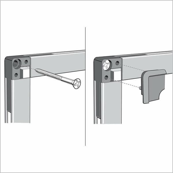 Magnetkort Nobo 1905209 600 x 450 mm Vit Aluminium Stål