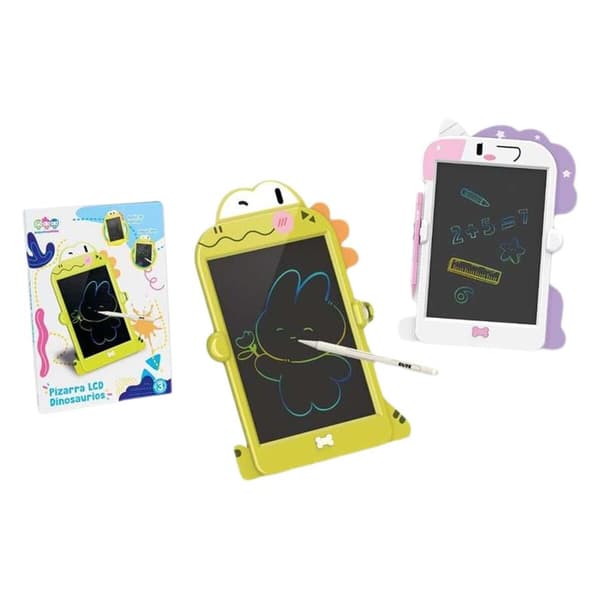 Tablet til at Tegne og at Skrive LCD Hvid Grøn 32 x 23 cm