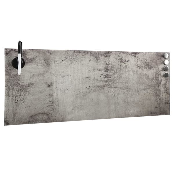 Magnetisk glastavla väggmonterad 60x20 cm