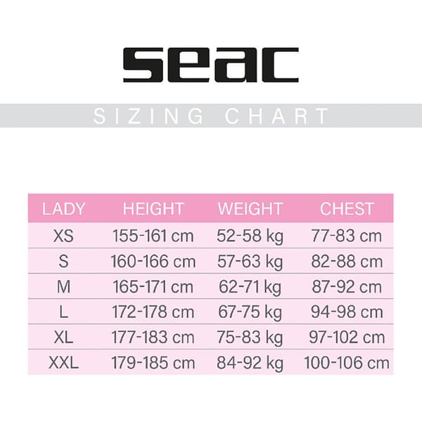 Seacsub Semydry Kostym Master Dry 7 Mm Svart S