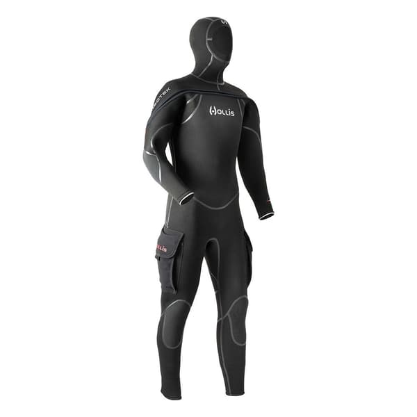 Hollis Semi Torrdräkt Neotek 4/3 Svart XL Short