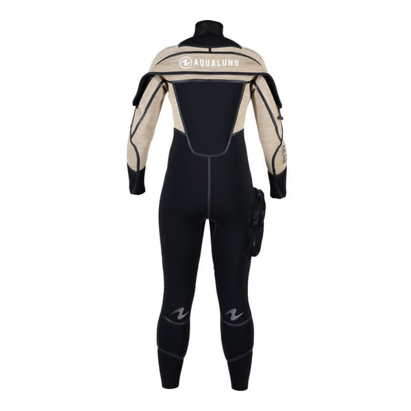 Aqualung Semi Tørdragt Kvinde Iceland Sort 2XL
