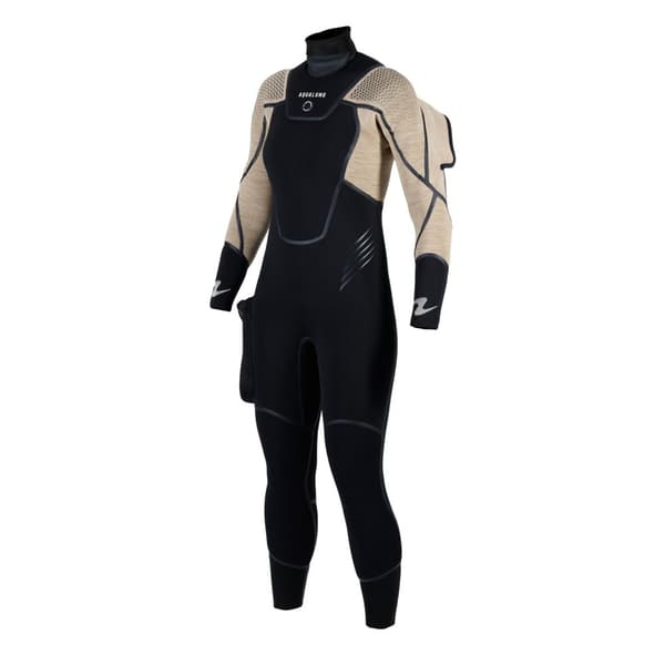 Aqualung Semi Tørdragt Kvinde Iceland Sort 2XL