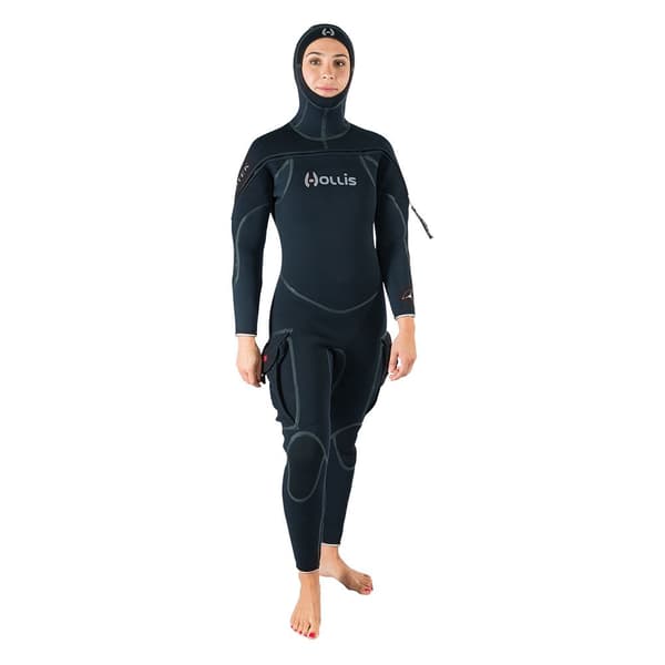 Hollis Semi-tørdragt V Neotek 2 Unisex Sort SM