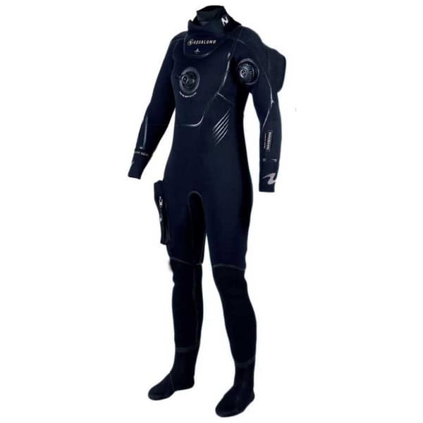 Aqualung Torrdräkt Blizzard Slim Fit Kvinna Svart XS