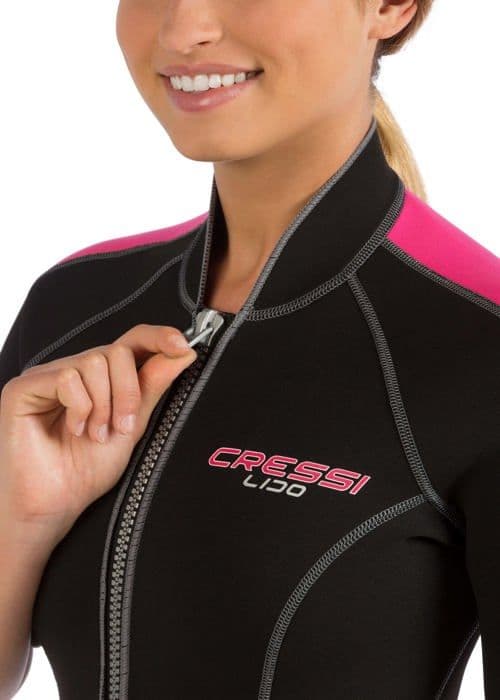 Cressi dykardräkt - XLV457523 - Lido Lady 2 mm - 2 mm Neopren Shorty våtdräkt för kvinnor