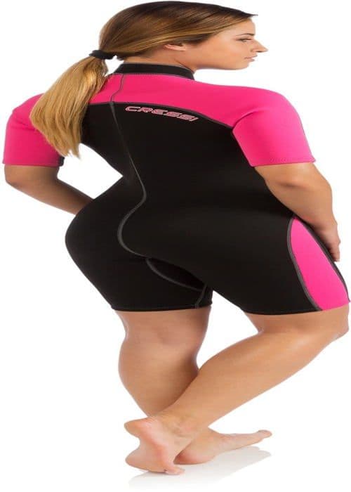 Cressi dykardräkt - XLV457523 - Lido Lady 2 mm - 2 mm Neopren Shorty våtdräkt för kvinnor