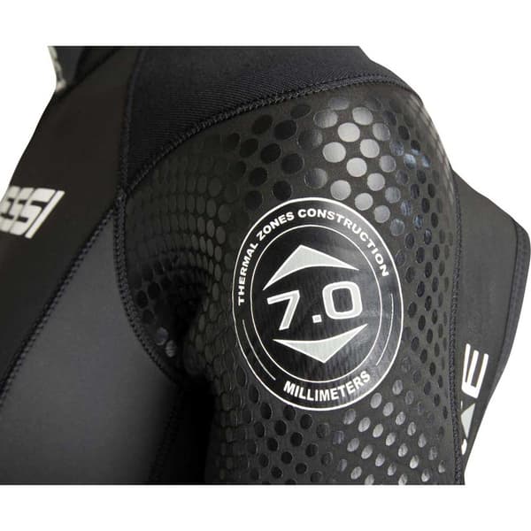 Cressi Ice 2024 7 Mm Halvtør Dragt Sort XS