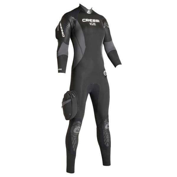 Cressi Ice 2024 7 Mm Halvtør Dragt Sort XS