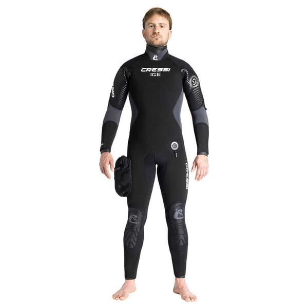 Cressi Ice 2024 7 Mm Puolikuivapuku Musta XL
