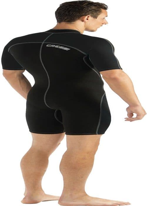 Cressi dykardräkt - XLV455507 - Lido Man - Neopren Shorty våtdräkt för män - Simning Snorkling och dykning