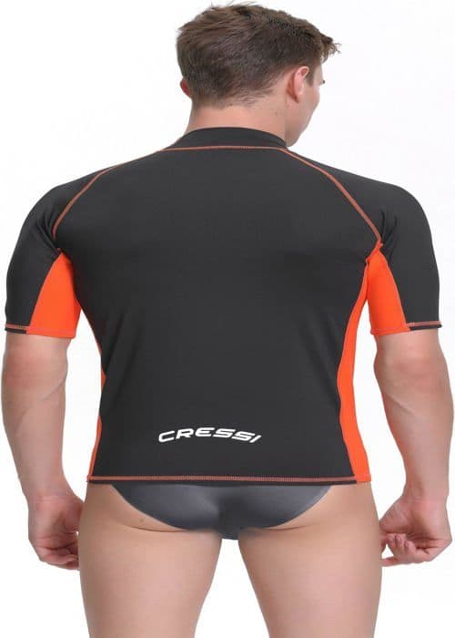 Cressi våtdräkt - XLW478407 - Rash Guard T-shirt herr (paket med 1)