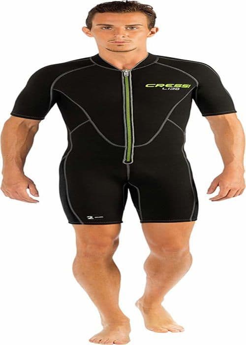Cressi dykardräkt - XLV455507 - Lido Man - Neopren Shorty våtdräkt för män - Simning Snorkling och dykning