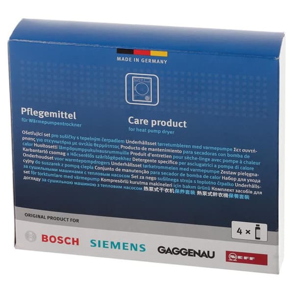 Bosch Siemens Skötselset för torktumlare 4x125 ml