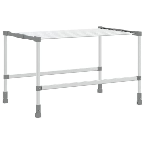 vidaXL Torkställ 83x (50-55) x (40-85) cm aluminium
