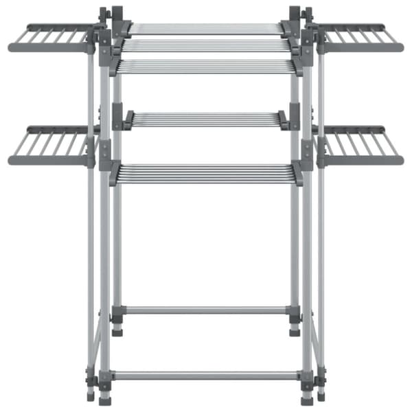 vidaXL tørrestativ 107x107x120 cm aluminium