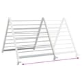 Miniatyrbilde 5 av 8: vidaXL Tørkestativ for badekar uttrekkbart 53-90 cm aluminium