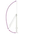 Miniatyrbilde 6 av 8: vidaXL Tørkestativ for badekar uttrekkbart 53-90 cm aluminium