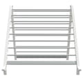 Miniatyrbilde 2 av 8: vidaXL Tørkestativ for badekar uttrekkbart 53-90 cm aluminium