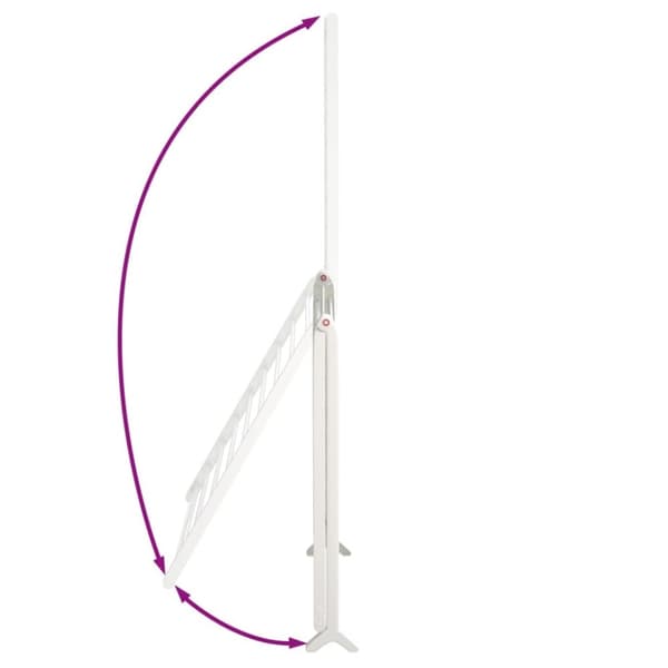 vidaXL Jatkettava kuivausteline kylpyammeen ylle 53-90 cm alumiini