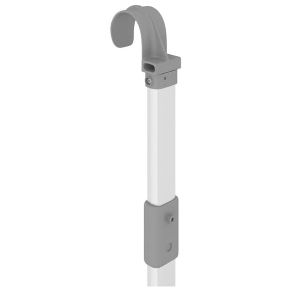 vidaXL Torkställ för balkong 54x25x42 cm aluminium