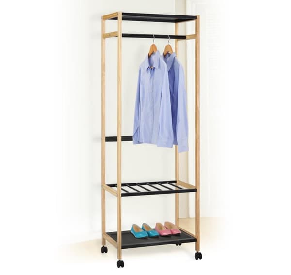 Gangstativ SKOG 60x38xH170cm, natur/sort