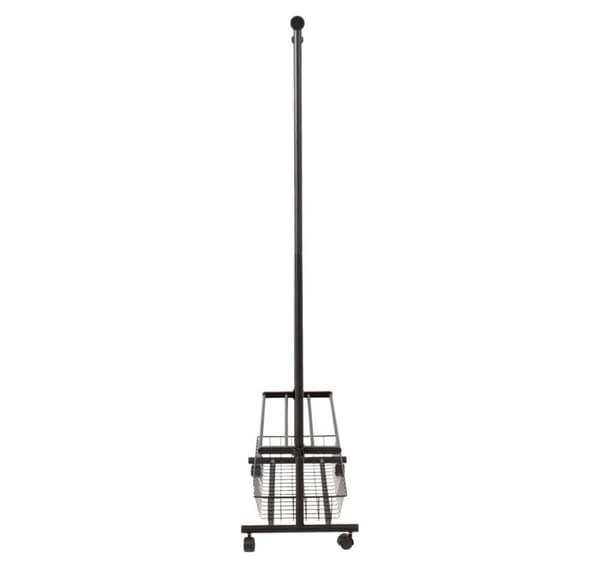 Kleshengervogn SKOG 80x36xH165cm, sort/natur