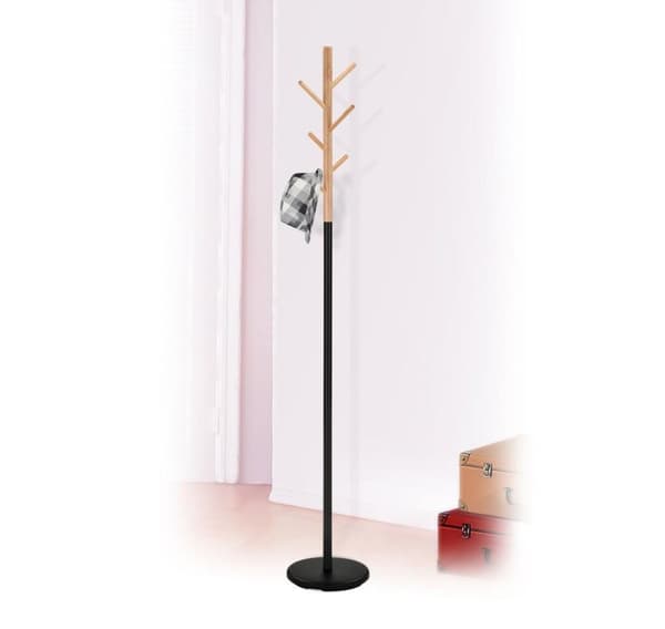 Klädhängare FOREST D28xH180cm, svart