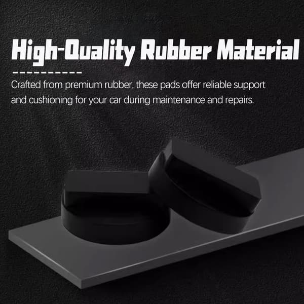 INF Car jack gummipute for BMW og MINI 2-pack Sort